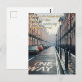 ワンウェイ通りタペストリー ポストカード (正面/裏面)