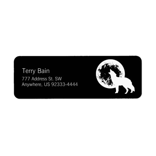 ワンウルフムーン ラベル (正面)