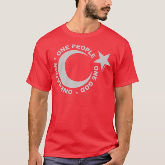 ワンウンマースター&クレセント Tシャツ (正面)
