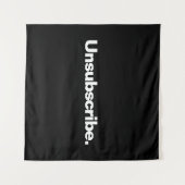 ワンオーダー 白い文字 ミニマリズム ユーモア タペストリー (正面(横))