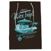 ワンカターニアに乗れ！ ミディアムペーパーバッグ (正面)