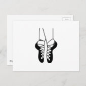 ワンカラー アイリッシュ ダンス シューズ ポストカード (正面/裏面)