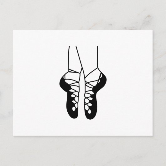 ワンカラー アイリッシュ ダンス シューズ ポストカード (正面)