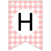 ワンカワイチックピーチ誕生日バナー バンティングフラッグ (第2の旗)