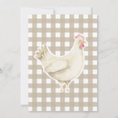 ワンカワイチックファースト男女兼用誕生日 招待状 (裏面)