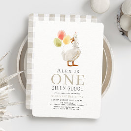 ワンガウ間抜けグライージュギンガム1日 招待状