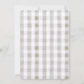 ワンガウ間抜けグライージュギンガム1日 招待状 (裏面)