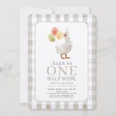 ワンガウ間抜けグライージュギンガム1日 招待状 (正面)