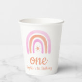 ワンガールの最初の誕生日パーティー 紙コップ (裏面)