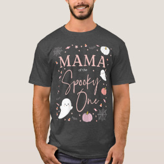 ワンガールファースト不気味誕生日の女性ママ Tシャツ