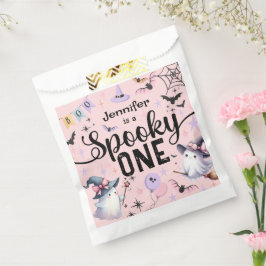 ワンガール不気味かわいい幽霊ハロウィーン1歳の誕生日 フェイバーバッグ