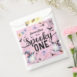 ワンガール不気味かわいい幽霊ハロウィーン1歳の誕生日 フェイバーバッグ