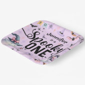 ワンガール不気味かわいい幽霊ハロウィーン1歳の誕生日 ペーパープレート (傾斜あり)