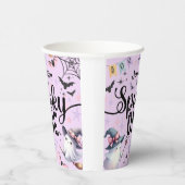 ワンガール不気味かわいい幽霊ハロウィーン1歳の誕生日 紙コップ (右)