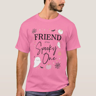 ワンガール不気味ファースト誕生日ピンク Tシャツ