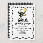 ワンガ不気味ースハロウィーン 招待状 (正面/裏面)