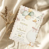 ワンガ間抜けースウォーター色ジンガム1日の誕生日 招待状