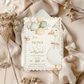 ワンガ間抜けースウォーター色ジンガム1日の誕生日 招待状