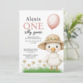 ワンガ間抜けースガールズファースト誕生日 招待状 (スタンド正面)