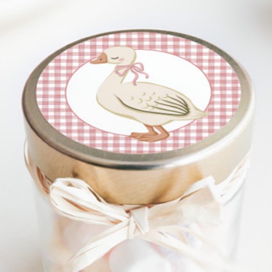 ワンガ間抜けースガールピンクコテージコア ラウンドシール