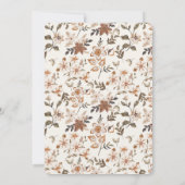 ワンガ間抜けースニュートラル最初の誕生日パーティー 招待状 (裏面)