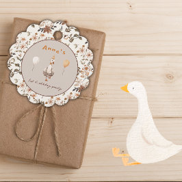 ワンガ間抜けースニュートラル1歳の誕生日パーティー フェイバータグ