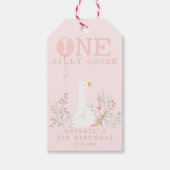 ワンガ間抜けースピンクガールズ1st誕生日 ギフトタグ (正面)