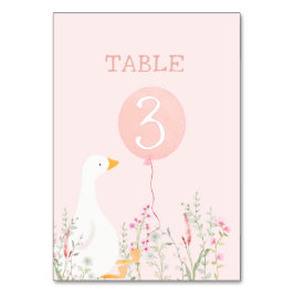 ワンガ間抜けースピンクガールズ1st誕生日 テーブルナンバー