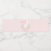 ワンガ間抜けースピンクガールズ1st誕生日 ペットボトルラベル (シングルラベル)