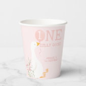 ワンガ間抜けースピンクガールズ1st誕生日 紙コップ (裏面)