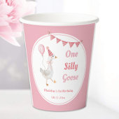 ワンガ間抜けースピンクガール誕生日 紙コップ