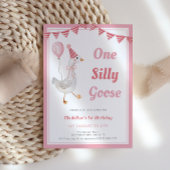 ワンガ間抜けースピンクガール1st誕生日招待状 招待状