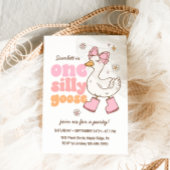 ワンガ間抜けースピンクガール1st誕生日 招待状