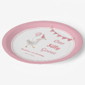 ワンガ間抜けースピンクギル1st誕生日紙プレート ペーパープレート (アングル)