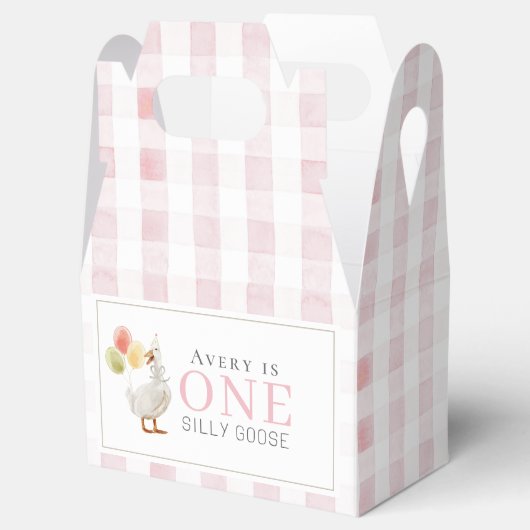 ワンガ間抜けースピンクギンガム1日 フェイバーボックス (オープン)