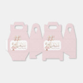 ワンガ間抜けースピンクパステル1st誕生日 フェイバーボックス (折り畳みなし)