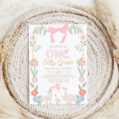 ワンガ間抜けースピンクフローラ1日 招待状