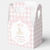 ワンガ間抜けースピンクボウファースト誕生日 フェイバーボックス (オープン)