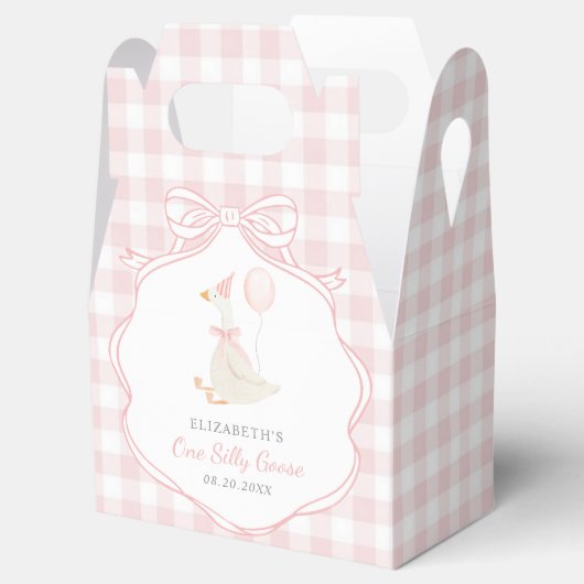 ワンガ間抜けースピンクボウファースト誕生日 フェイバーボックス (オープン)