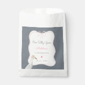 ワンガ間抜けースピンクボウ1st誕生日パーティー フェイバーバッグ (正面)