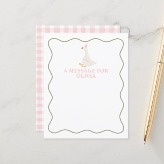 ワンガ間抜けースファースト誕生日タイムカプセル (正面/裏面インサイチュ)