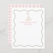 ワンガ間抜けースファースト誕生日タイムカプセル (正面/裏面)