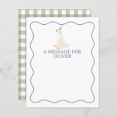 ワンガ間抜けースファースト誕生日タイムカプセル (正面/裏面)