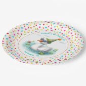 ワンガ間抜けースファースト誕生日パーティー ペーパープレート (アングル)