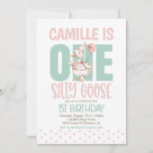 ワンガ間抜けースファースト誕生日 招待状 (正面)