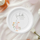 ワンガ間抜けースフェスト誕生日ミニマリズムсラシック ペーパープレート