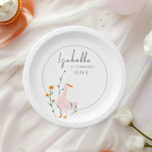 ワンガ間抜けースフェスト誕生日ミニマリズムсラシック ペーパープレート