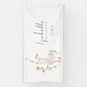 ワンガ間抜けースフェスト誕生日ミニマリズムクラシック 横断幕 (縦)