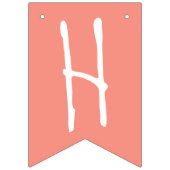 ワンガ間抜けースフカラフルァスト誕生日 バンティングフラッグ (第2の旗)