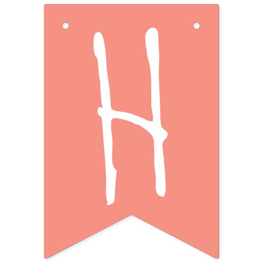 ワンガ間抜けースフカラフルァスト誕生日 バンティングフラッグ (第2の旗)